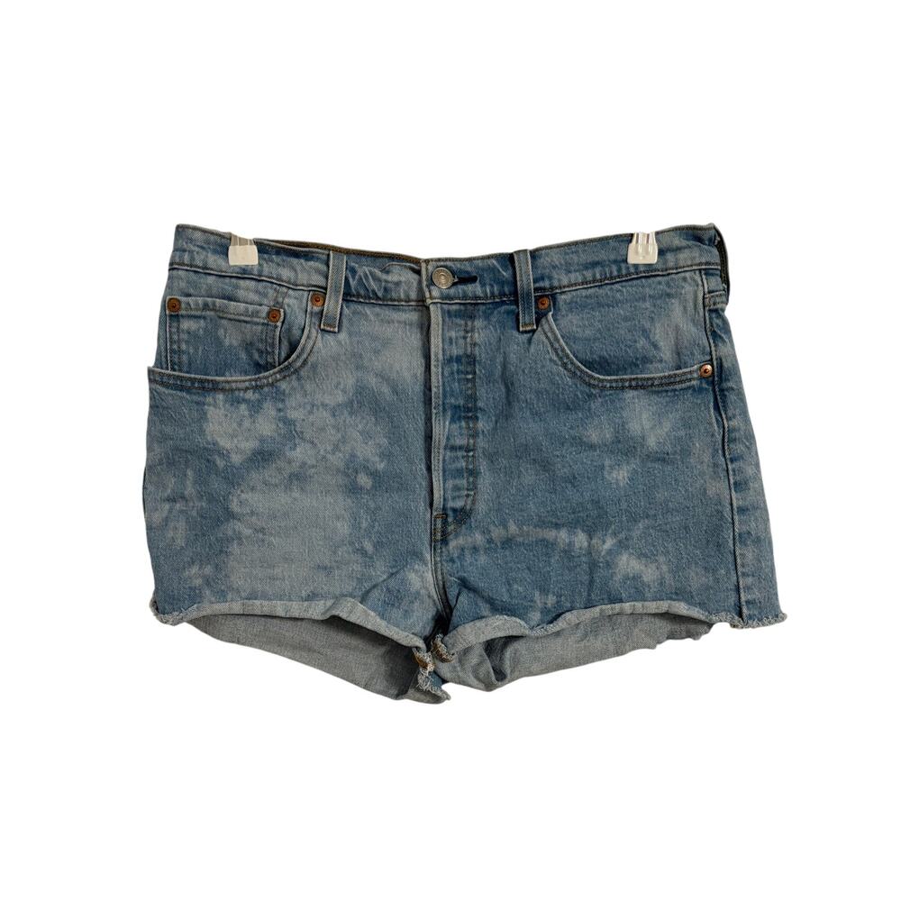 Levi's 501 Vintage 90's Button Fly Womens 32 Light Wash Rockabilly Summer Shorts